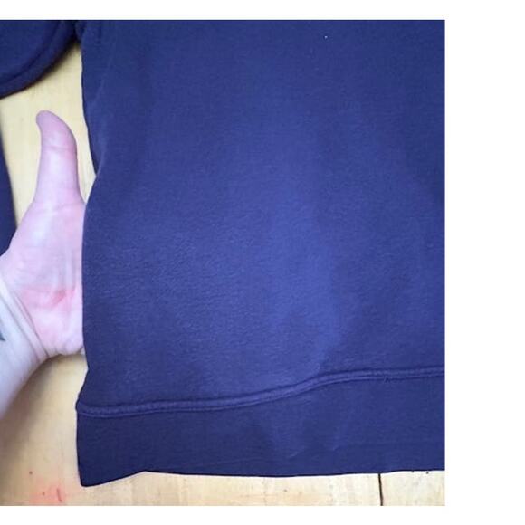 Nike Purple Snorkel Hood Womens Sweatshirt with Pockets Size L - Picture 7 of 10